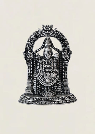 2D Balaji - Pure 925 Silver Idol