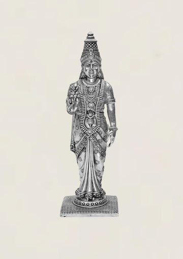 3D Murgan - Pure 925 Silver Idol