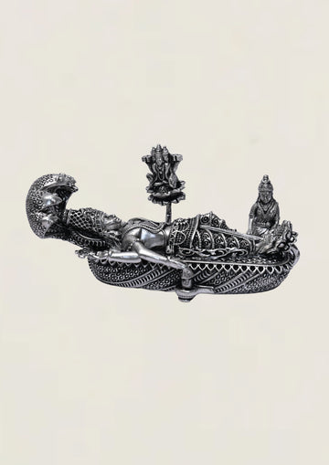Anantha Padmanabha Swamy - Pure 925 Silver Idol