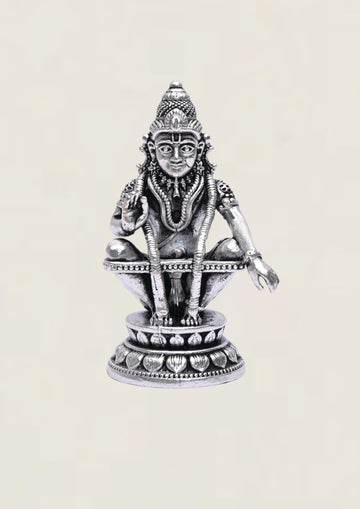 Ayyappa - Pure 925 Silver Idol