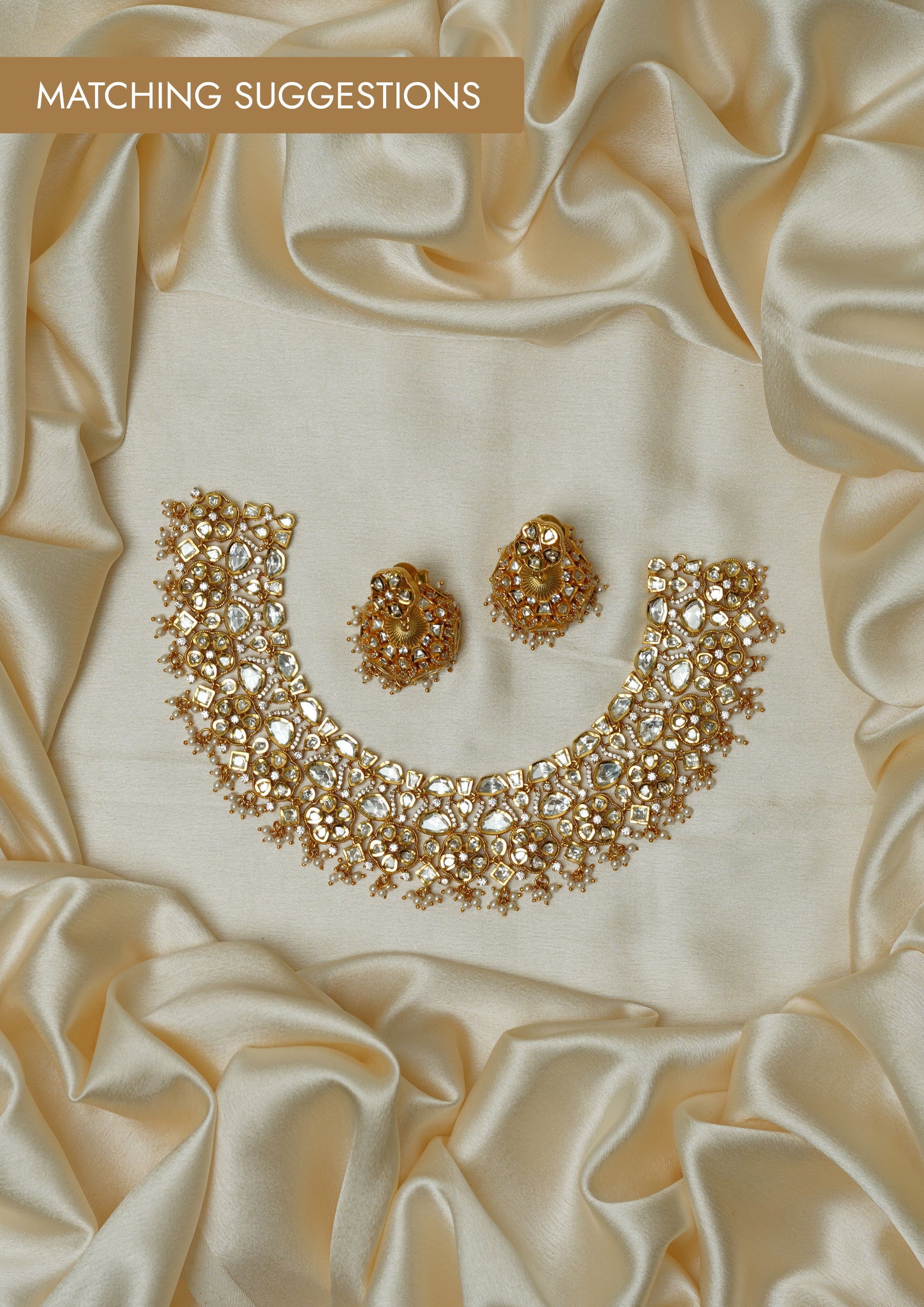 Matching Suggestions by IndoRaaga.com | BIS Hallmark Certified Pure Silver & Gold Plated Authentic Indian Jewelries