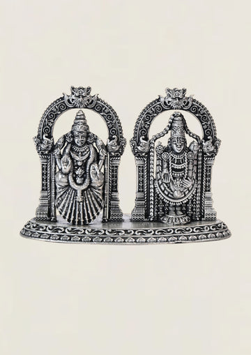 Balaji Padmavati - Pure 925 Silver Idol