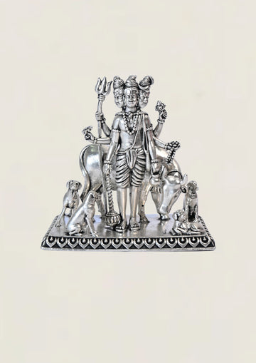 Dattatreya - Pure 925 Silver Idol