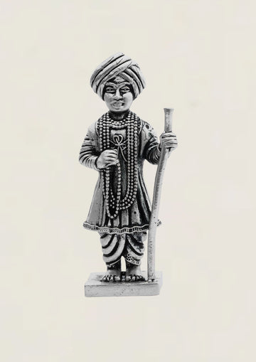 Jalaram Bapu - Pure 925 Silver Idol