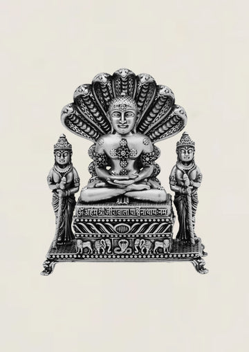 Jeerawala Parshwanath - Pure 925 Silver Idol
