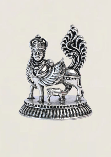 Kamadhenu - Pure 925 Silver Idol