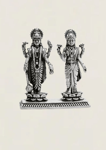 Laxmi Naryan - Pure 925 Silver Idol