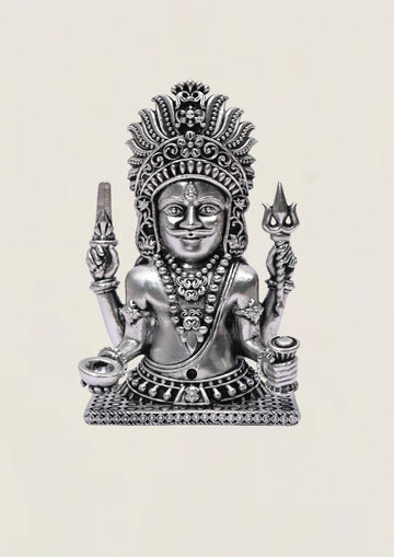 Nakoda Bhairav - Pure 925 Silver Idol