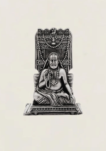 Raghvendra Swamy - Pure 925 Silver Idol