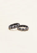 Chhavi Sankalp Nakashi Oxidized Silver Finish Bangle Pair