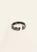 Chhavi Sankalp Nakashi Oxidized Silver Finish Bangle Pair