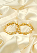 Saubhagya Kanta Polki Gold Finish Bangle Pair