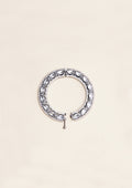 Vrinda Aabhushan Polki Oxidized Silver Finish Bangle Pair