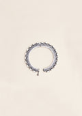 Jyotsna Kankan Polki Oxidized Silver Finish Bangle Pair