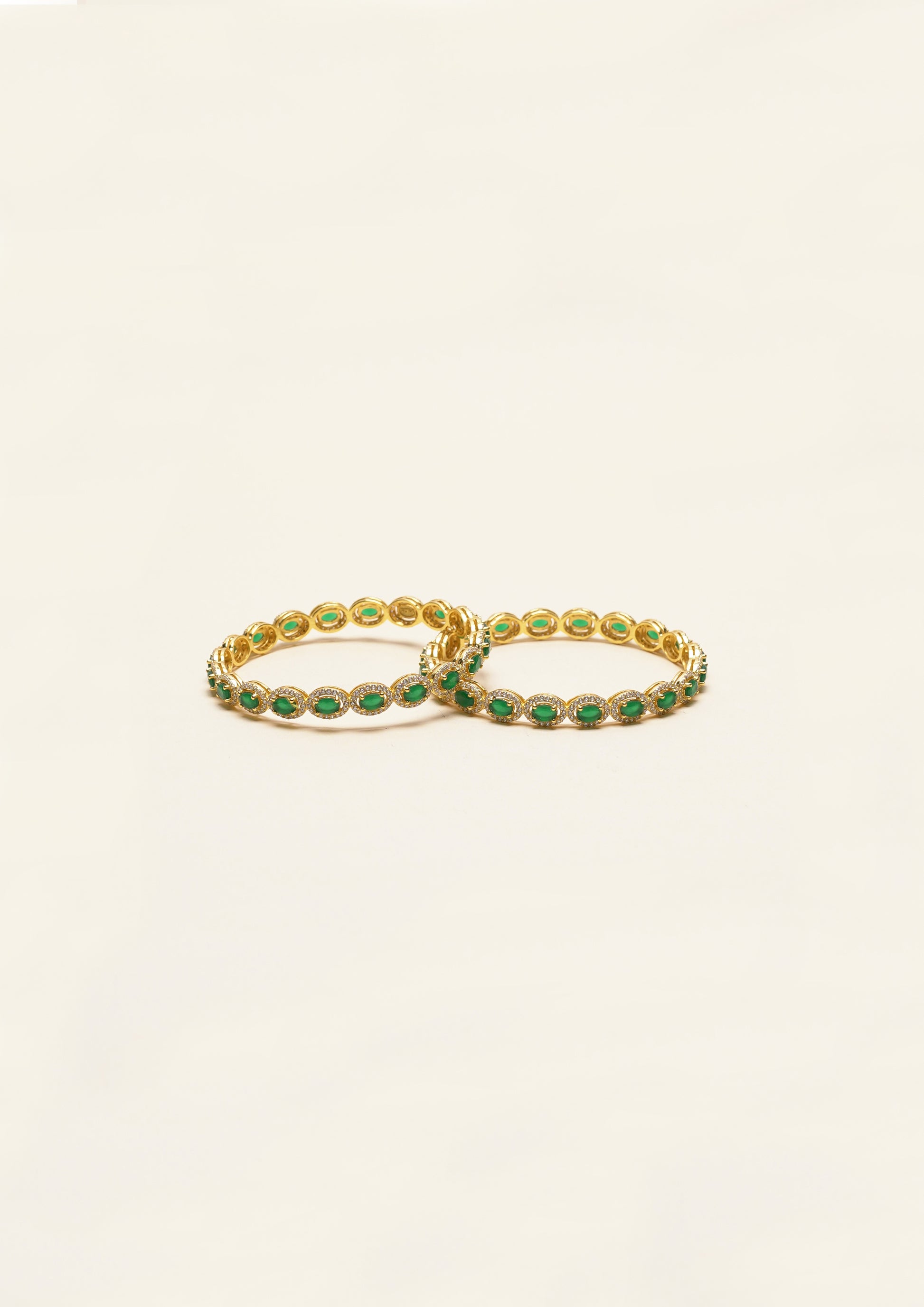 Divya Chakra Premium Gold Finish Bangle Pair