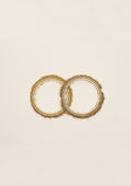 Chandra Shringara Premium Gold Finish Bangle Pair