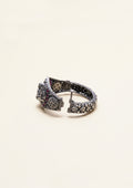 Prerna Sringara Nakashi Oxidized Silver Finish Single Kada