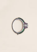 Prakasha Swara Premium Oxidized Silver Finish Single Kada