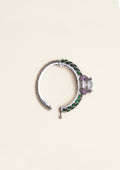 Prakasha Swara Premium Oxidized Silver Finish Single Kada