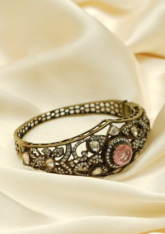 Kavya Shringara Victorian Golden Hue Finish Single Kada
