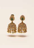 Svara Mudita Premium Gold Finish Jhumki