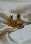 Svara Mudita Premium Gold Finish Jhumki