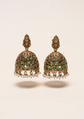 Rasa Ratna Premium Gold Finish Jhumki