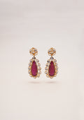 Varada Kanthi Moissanite Gold Finish Dangle