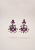 Prakasha Tarangini Premium Oxidized Silver Finish Dangle