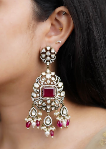 Vasanta Harini Victorian Golden Hue Finish Jhumka