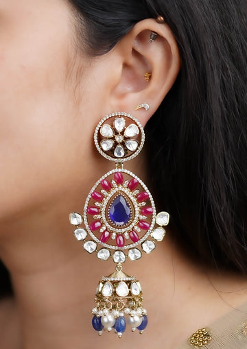 Shubha Malika Victorian Golden Hue Finish Jhumka
