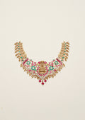 Ratna Vrinda Kundan Gold Finish Necklace
