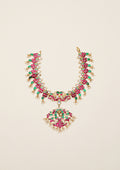 Shubha Mangala Kundan Gold Finish Necklace