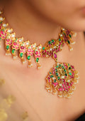Shubha Mangala Kundan Gold Finish Necklace