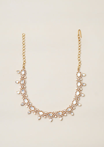 Prerna Harini Moissanite Gold Finish Necklace