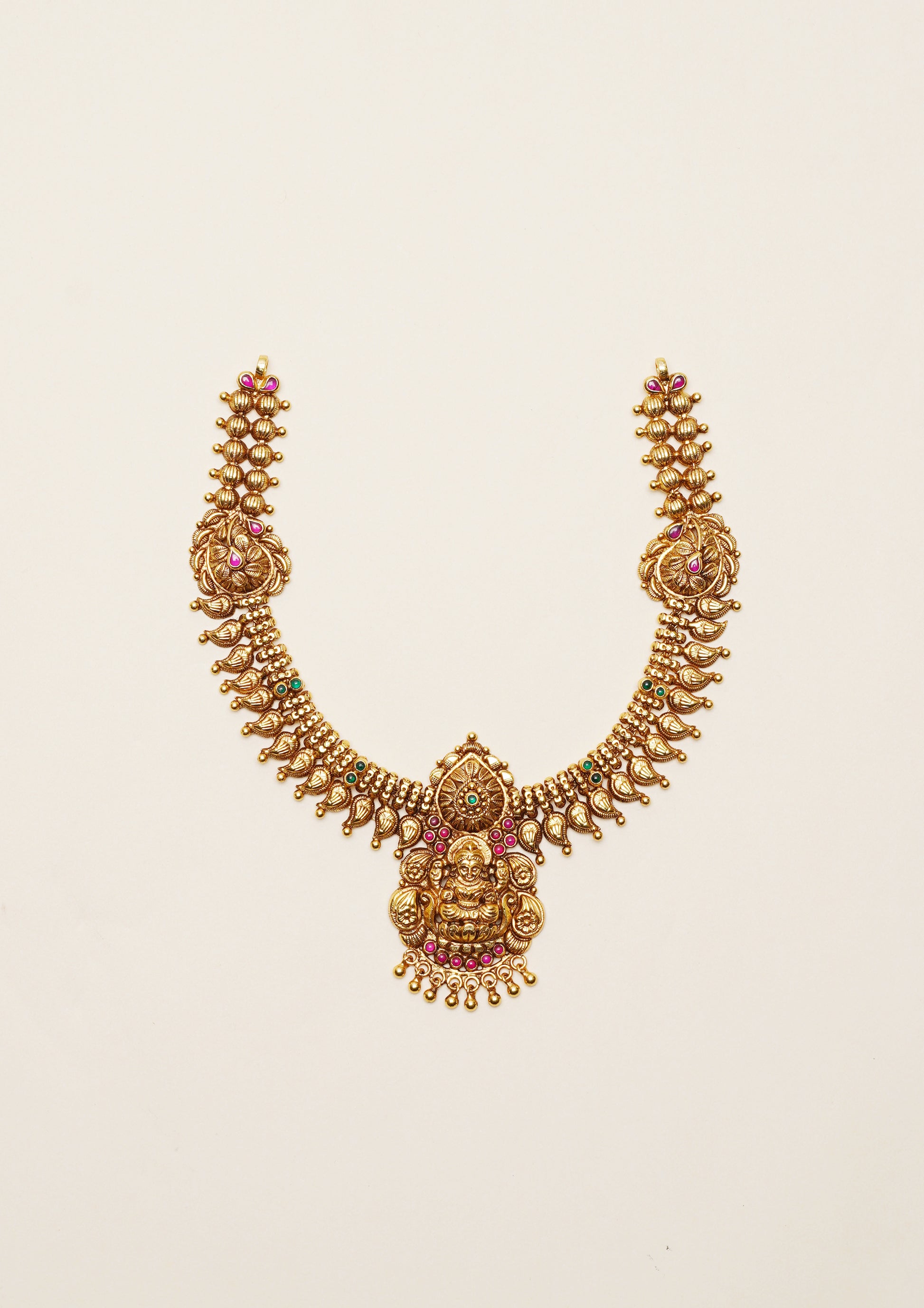Hiranya Megha Nakashi Gold Finish Necklace