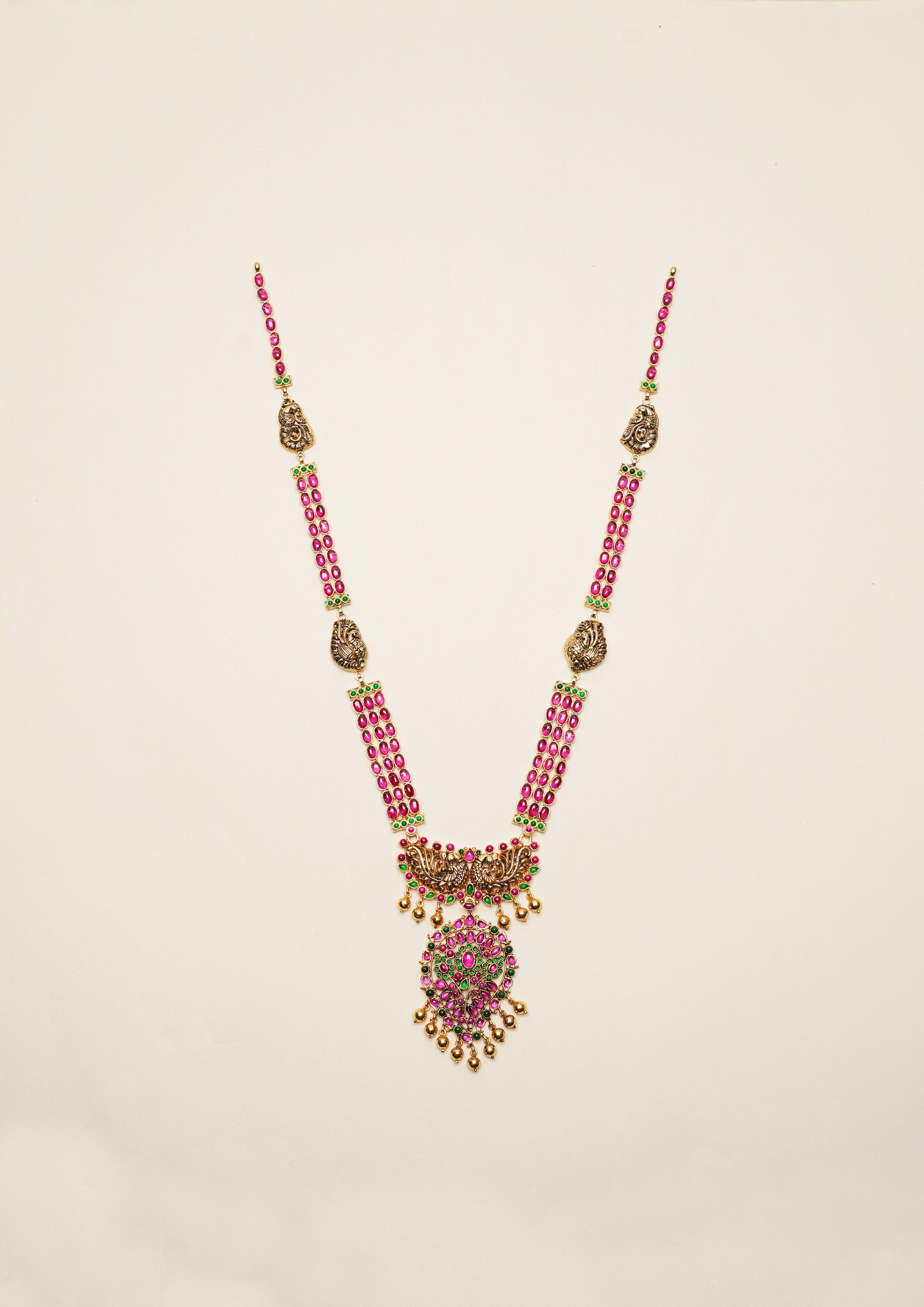 Shubha Shringara Nakashi Gold Finish Necklace