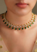 Nupura Shringara Polki Gold Finish Necklace