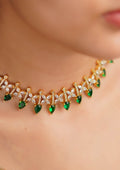 Nupura Shringara Polki Gold Finish Necklace