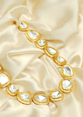 Shubha Kiritam Polki Gold Finish Necklace