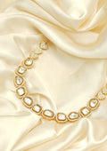 Surya Shringara Polki Gold Finish Necklace