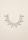 Hiranya Varna Polki Dual Tone Finish Necklace
