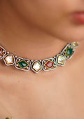Shubha Vanya Polki Dual Tone Finish Necklace