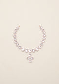 Ratna Tarangini Polki Rose Gold Finish Necklace