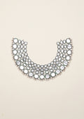Ratna Kanti Polki Oxidized Silver Finish Necklace