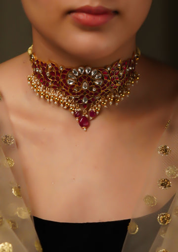 Vimala Taranga Kundan Gold Finish Choker