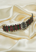 Ratna Vilasa Kundan Oxidized Silver Finish Choker