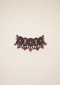 Chandra Sringara Kundan Oxidized Silver Finish Choker