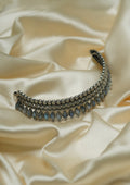 Pushpa Lasya Nakashi Oxidized Silver Finish Choker