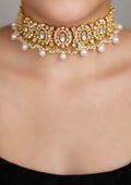 Bhavana Kantha Polki Gold Finish Choker